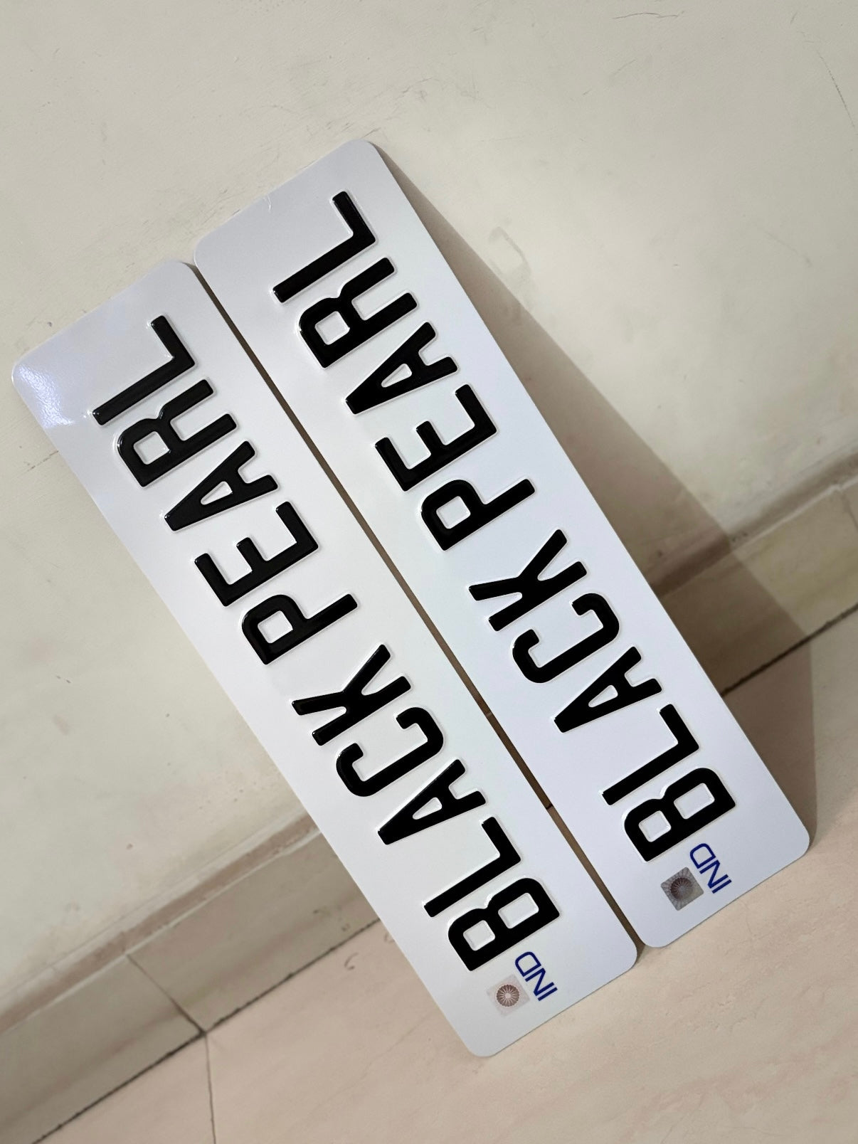 Without Border Embossed Plate