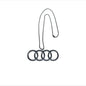 Premium Carbon fiber mirror hanging for Audi
