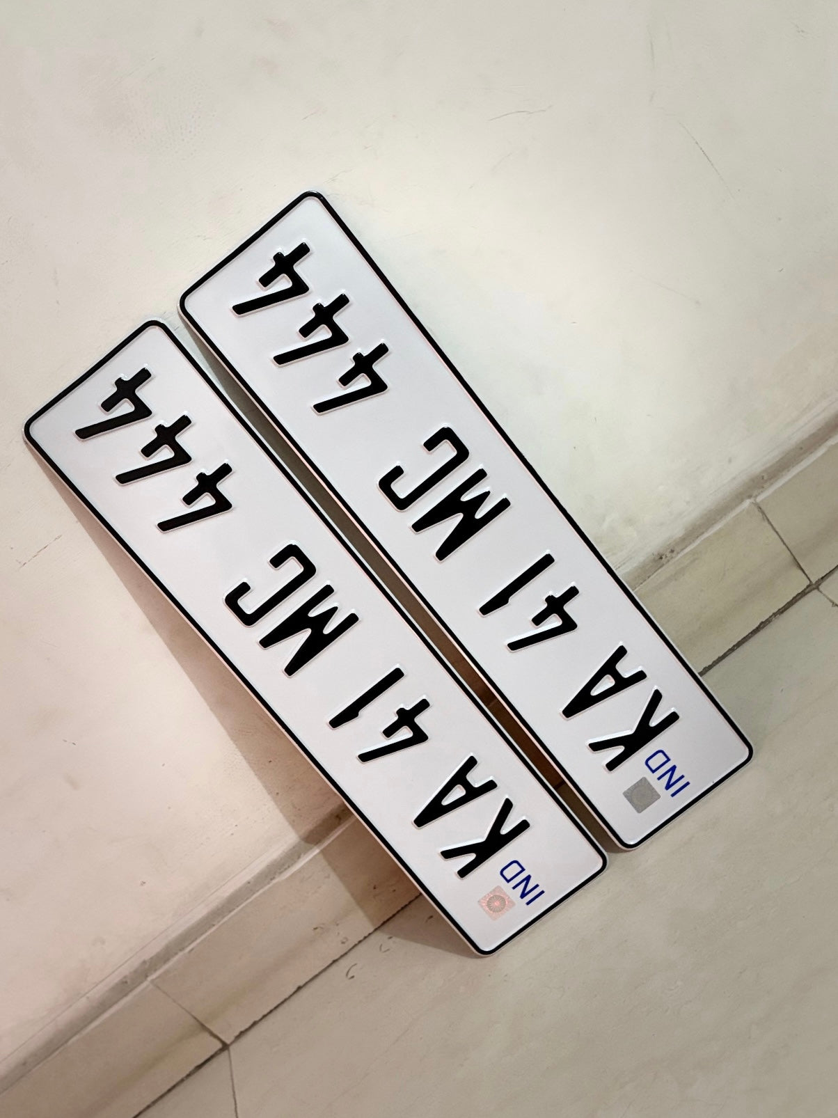 Traffic Series Embossed Plate
