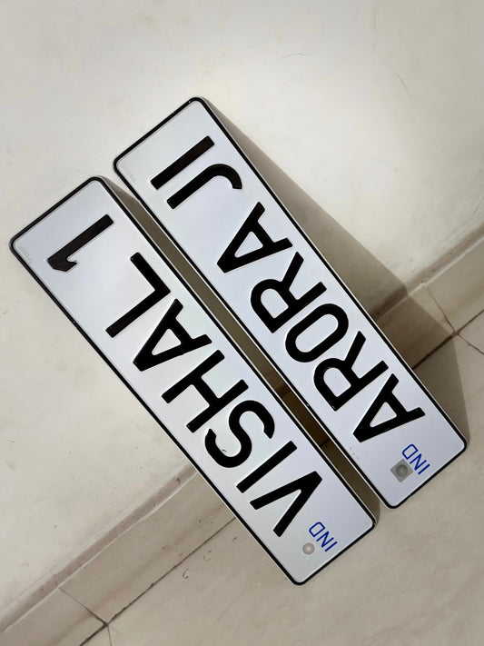 Speed X Big B Embossed Plate