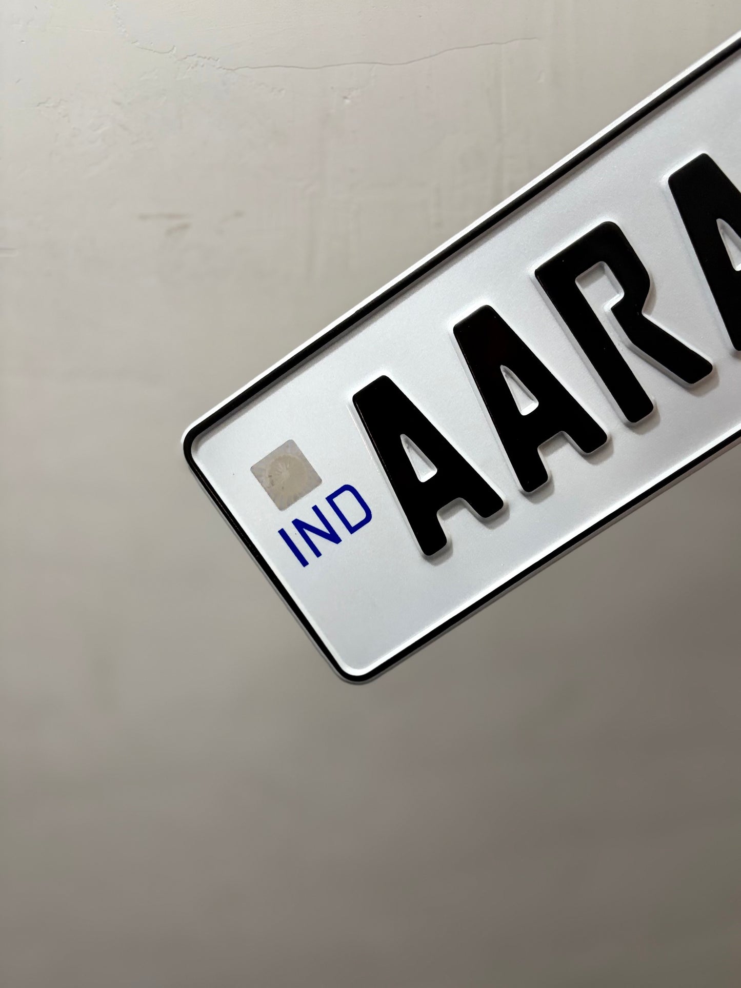 German Series Embossed Plate