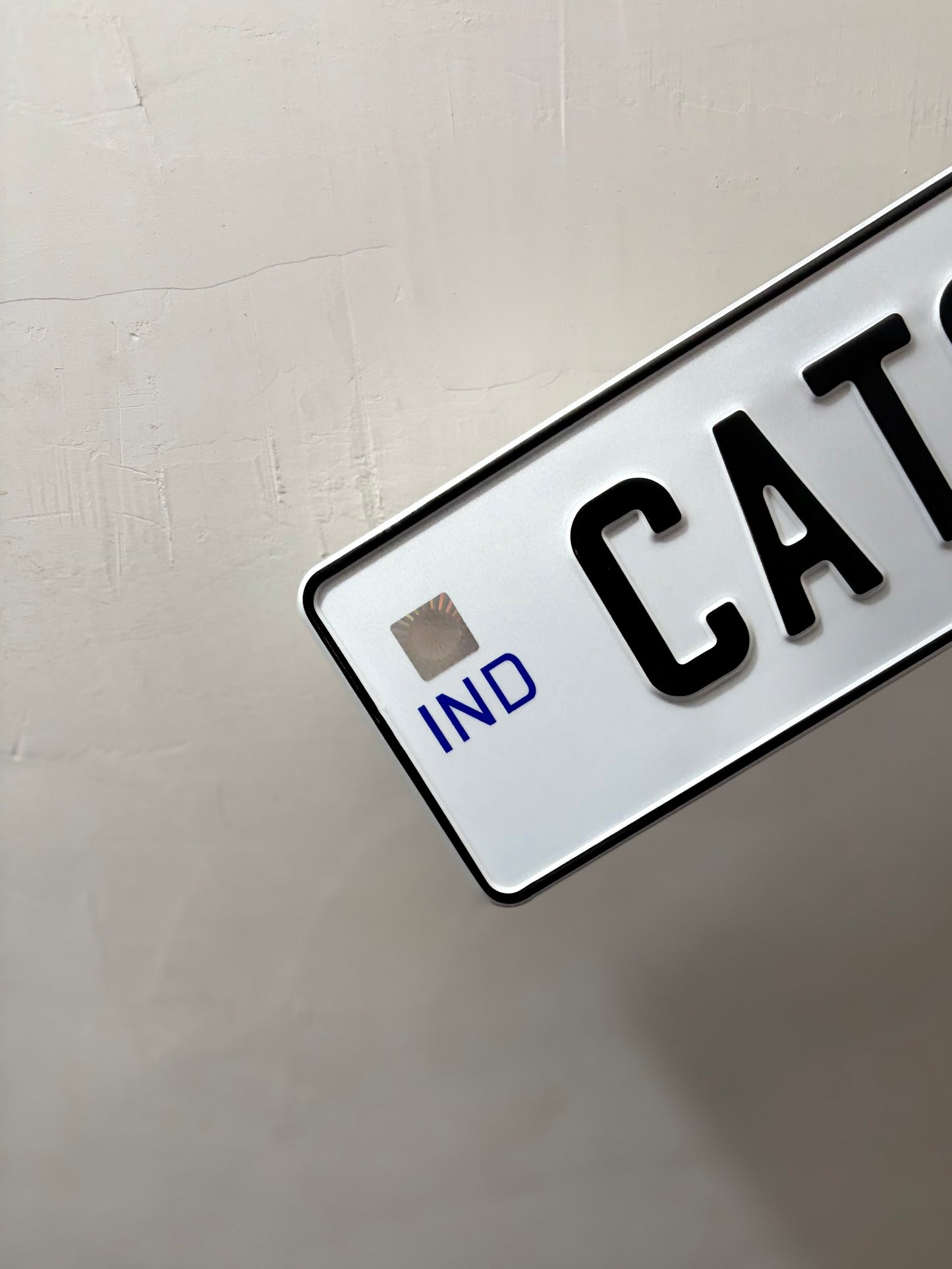 F1 Big Embossed Plate