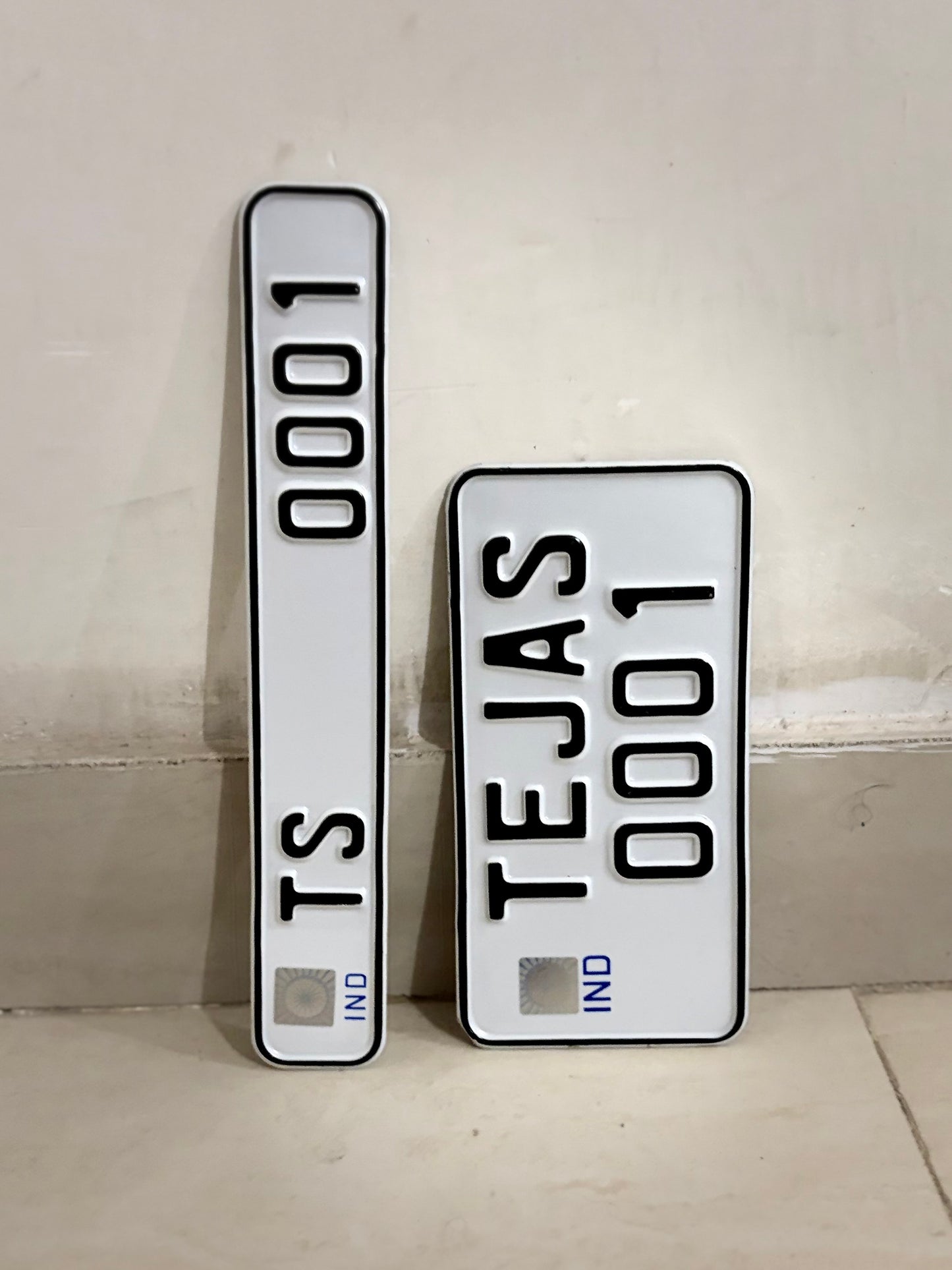 UK Series Embossed Plate for Bike